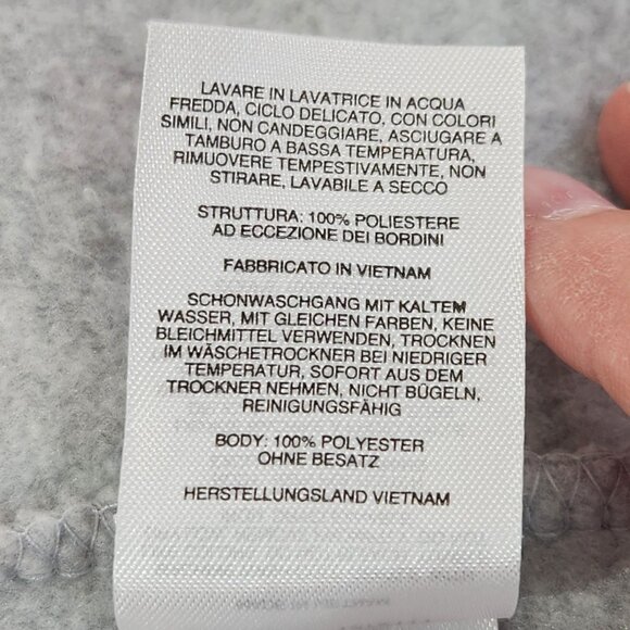 Columbia Light Grey Full Zip Long Sleeve Fleece Jacket Women's Size M - Picture 11 of 13